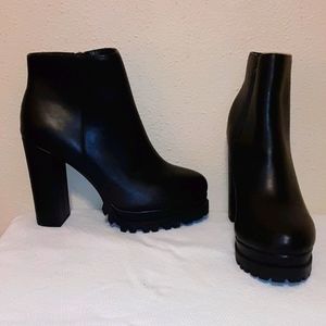 Platform Booties, brand new